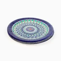 Тарелка одноразовая бумажная «Узбекская», 18 см