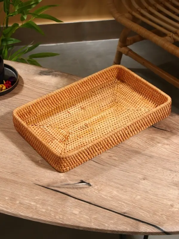 Поднос, 36&times;23&times;5 см, ротанг