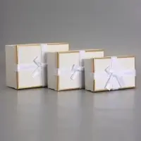 Наборок коробок 3 в 1 прямоугольные 23*16*9.5 21*14*8.0 19*12*6.5 см