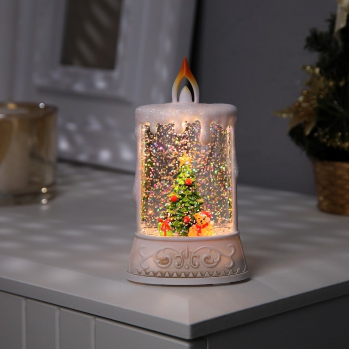 Светодиодная фигура «Ёлка» 8 × 14.5 × 4.2 см, пластик, батарейки АААх2 (не в комплекте), свечение тёплое белое Светодиодная фигура «Ёлка» 8 × 14.5 × 4.2 см, пластик, батарейки АААх2 (не в комплекте), свечение тёплое белое