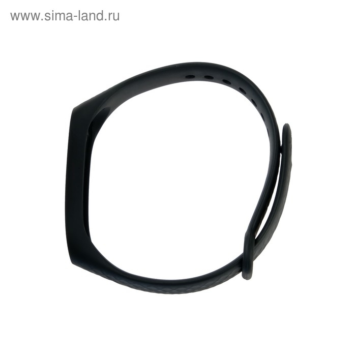 Ремешок для фитнес-браслета Mi Band 3/4 Luazon, ребристый, черный Ремешок для фитнес-браслета Mi Band 3/4 Luazon, ребристый, черный