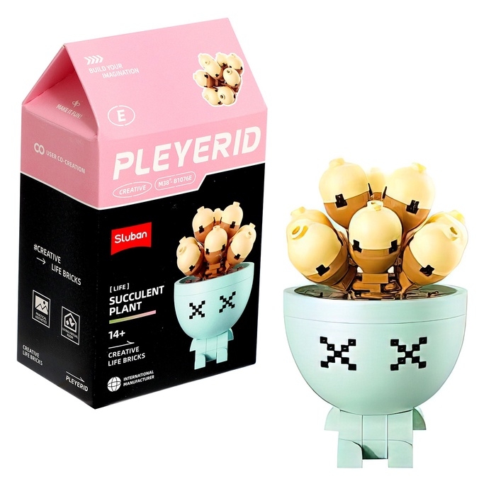 Конструктор  Конструктор "Цветы в горшочке",  E