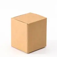 Коробка складная крафт 6,5х6х7,5 см