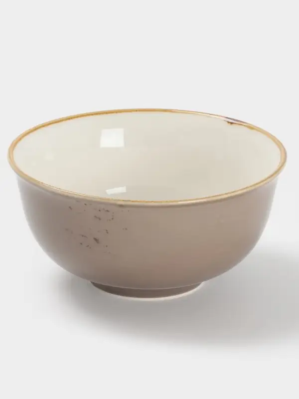 Салатник Magistro &laquo;Церера&raquo;, 650 мл, 15&times;7.5 см, фарфор, коричневый