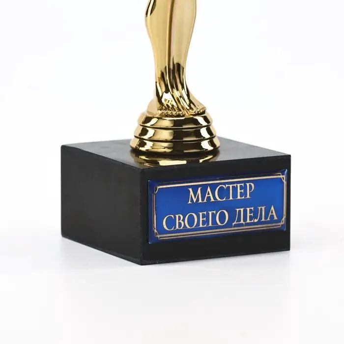 Кубок наградная фигура &laquo;Мастер своего дела&raquo;, оскар, пластик, подставка камень, 18 см