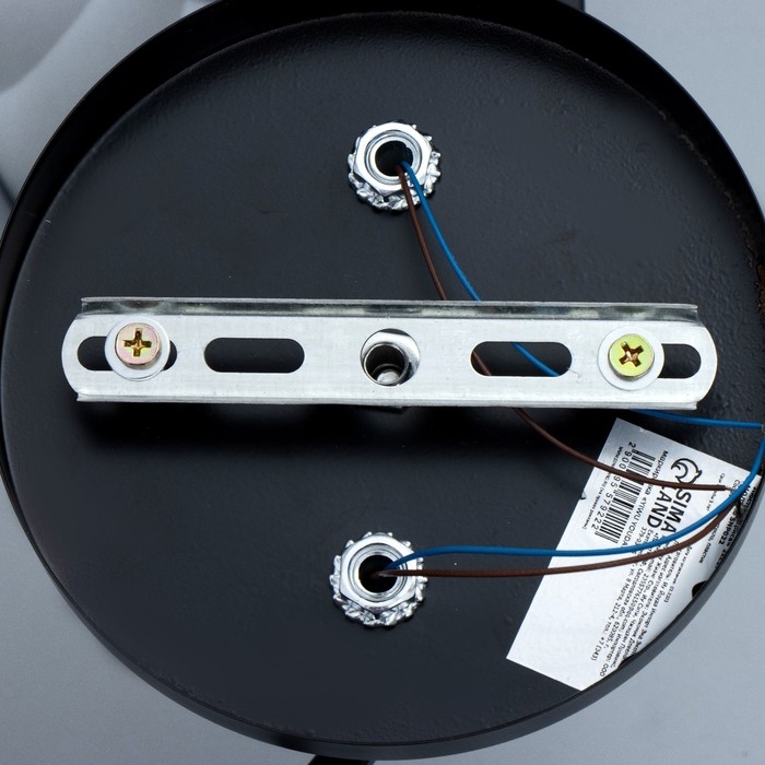 Люстра Люстра "Ариса" 2хЕ27 40Вт чёрный 46х15х22 см BayerLux