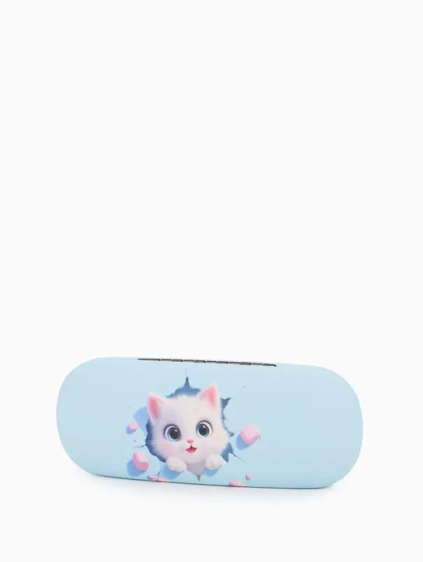 Футляр для очков Коты, 16*4*6 см, хлопушка, МИКС Футляр для очков Коты, 16*4*6 см, хлопушка, МИКС