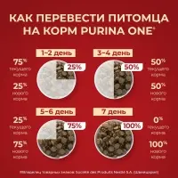 Сухой корм Purina One medium/maxi для взрослых собак, курица/рис, 10 кг