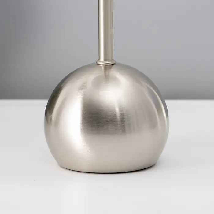 Лампа настольная RISALUX &laquo;Найла&raquo;, Е27, 3 Вт, серебристая, 23&times;23&times;51.5 см