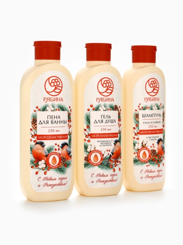 Ural Lab Рябина Гель для душа, 250 мл, морозная рябина Ural Lab Рябина Гель для душа, 250 мл, морозная рябина