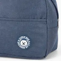 Термосумка на молнии, объём 6 л, цвет синий