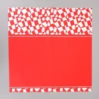 Пленка для цветов, красная, 57х57 см