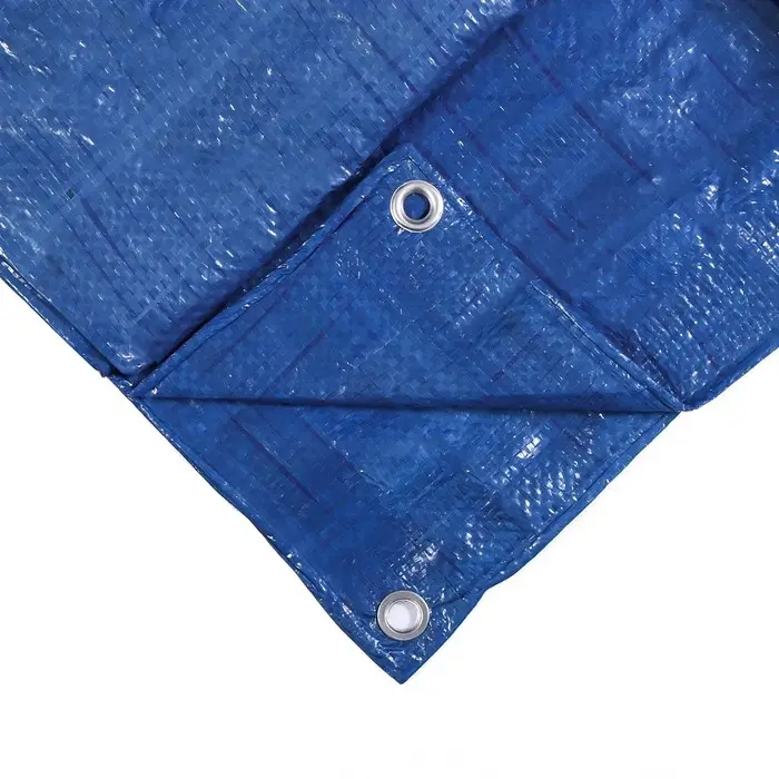 Тент защитный, 8 × 4 м, плотность 60 г/м², УФ, люверсы шаг 1 м, тарпаулин, УФ, синий Тент защитный, 8 × 4 м, плотность 60 г/м², УФ, люверсы шаг 1 м, тарпаулин, УФ, синий