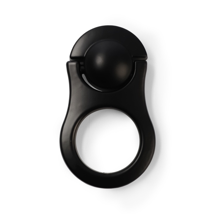 Ручка-кнопка CAPPIO OPENER, алюминий, цвет черный Ручка-кнопка CAPPIO OPENER, алюминий, цвет черный