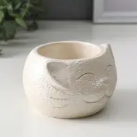 Подсвечник «Кот», 6×9.5×10 см, перламутр
