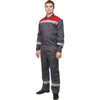 Костюм лет муж (куртка, пк) л20 сер/крас 120-124/182-188 (Арсенал-СП)