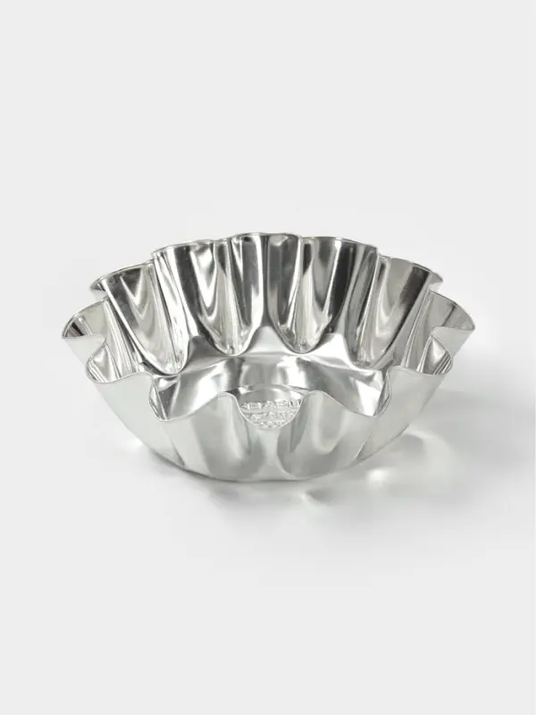 Форма для выпечки ромовой бабы, d=11.1 см, h=3.6 см, жесть, серебристая