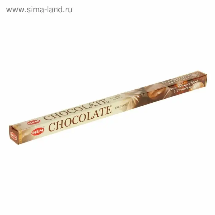 Благовония "HEM" 8 палочек угольные chocolate