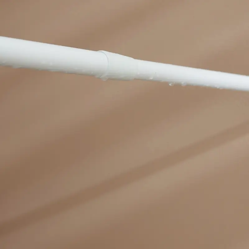 Карниз для шторы в ванную тм VETTA, 2м, телескопический, алюминий, белый