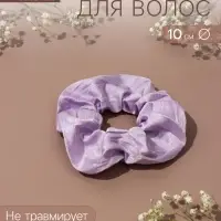 Резинка для волос QF &laquo;Орбита&raquo;, классик галант, 10 см, сиреневая