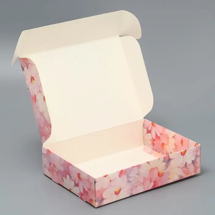 Коробка подарочная складная, упаковка, «Ромашки», 21 х 15 х 5 см Коробка подарочная складная, упаковка, «Ромашки», 21 х 15 х 5 см