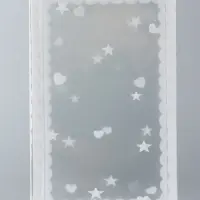 Складная прозрачная коробка из PVC, для упаковки подарков, &laquo;Сердце&raquo;, 12&times;7&times;7 см