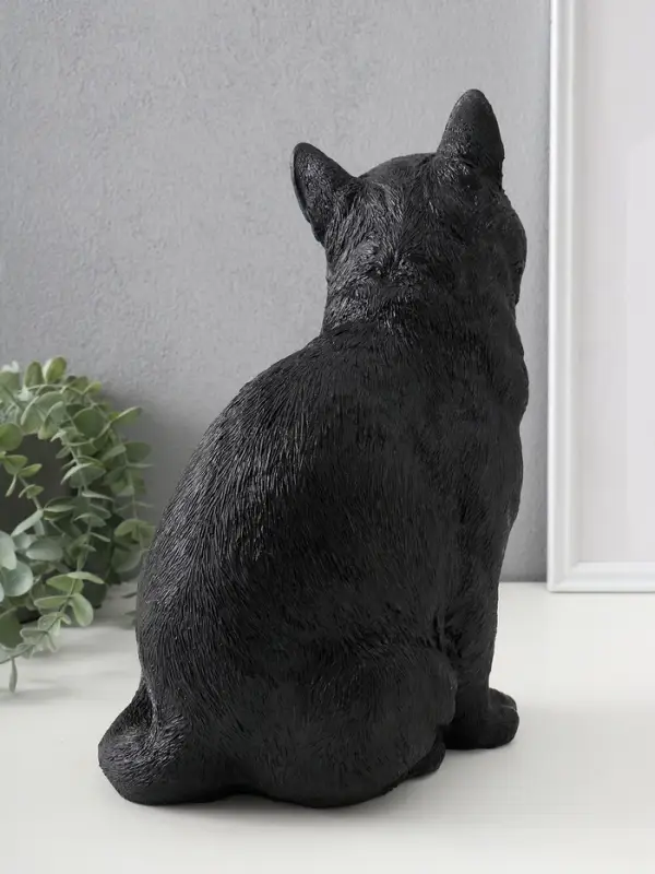 Фигурка (гипс) Кошка Черная окраска. Высота 31,5 см, Ширина 16 см, Длина 24 см. Фигурка (гипс) Кошка Черная окраска. Высота 31,5 см, Ширина 16 см, Длина 24 см.