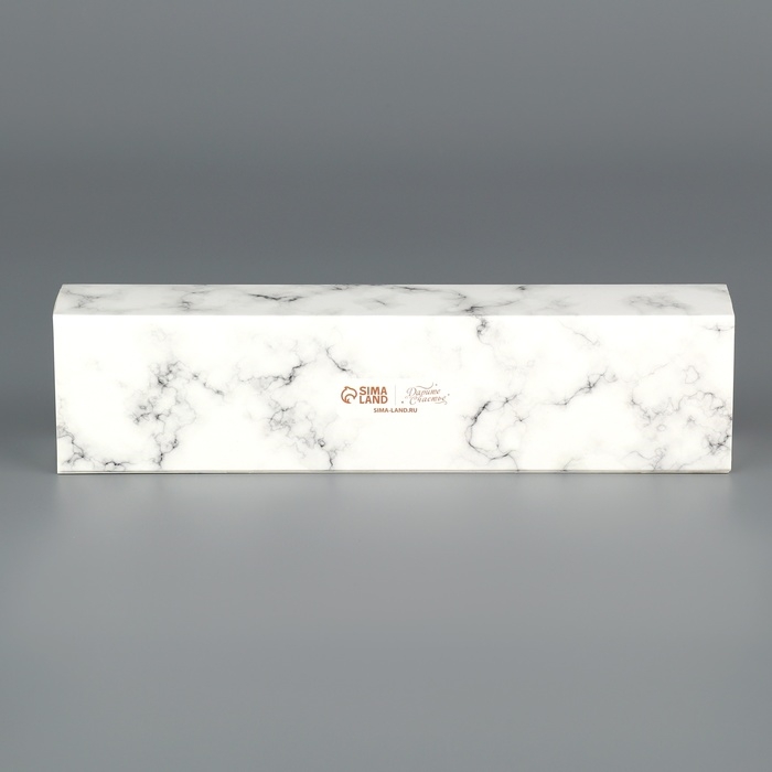 Коробка для конфет, кондитерская упаковка, 5 ячеек, «Мрамор», 5 х 21 х 3.3 см Коробка для конфет, кондитерская упаковка, 5 ячеек, «Мрамор», 5 х 21 х 3.3 см