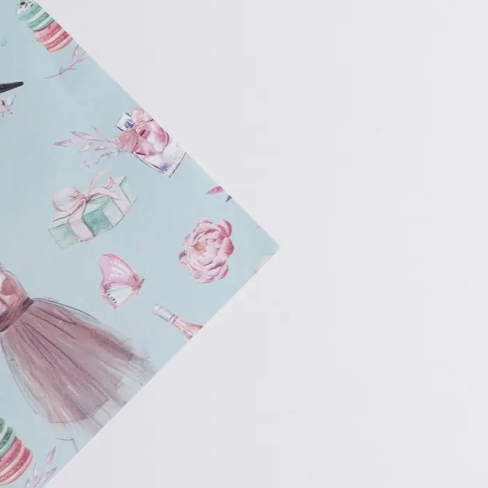 Бумага упаковочная глянцевая «Женские аксессуары», 70 х 100 см