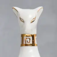 Фигурка керамика &laquo;Кошка египетская, белая&raquo; 21&times;5.5&times;6 см