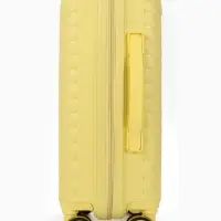 Чемодан на съёмных колёсах, 18", кодовый замок, 33&times;16&times;49 см, жёлтый