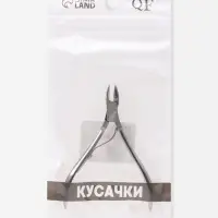 Кусачки маникюрные для кутикулы, 9.5 см, длина лезвия-10 мм, в чехле