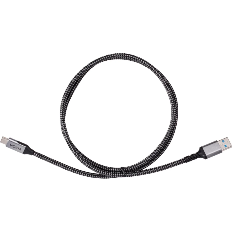 Кабель USB3.2 Gen2, AM->CM, 10Gbs, All Shell 1м VCOM <CU401M-1M