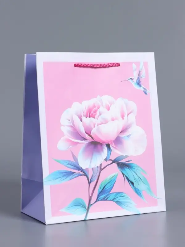 Пакет подарочный "Весеннее чудо" ламинированный 18 х 22,3 х 10 см