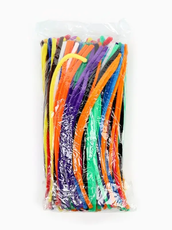 Синельная проволока, набор 200 шт, размер 1 шт 30х0,8 см, 20 цветов Синельная проволока, набор 200 шт, размер 1 шт 30х0,8 см, 20 цветов