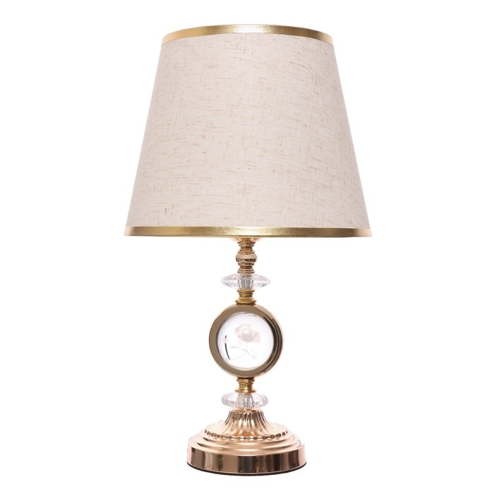 Настольная лампа с подсветкой Настольная лампа с подсветкой "Рунди" Е27 40Вт золото 24х24х41 см