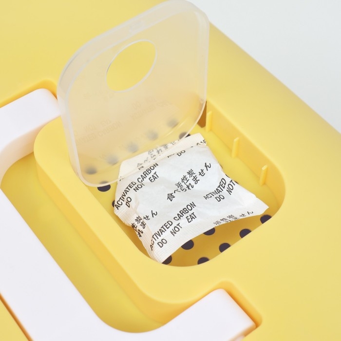 Туалет-домик 36 х 37 х 51 см, бело-синий