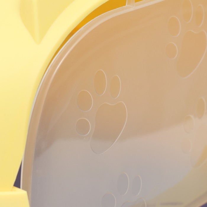 Туалет-домик 36 х 37 х 51 см, бело-синий