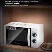 Микроволновая Печь HYM-M2043 20л. 700Вт белый