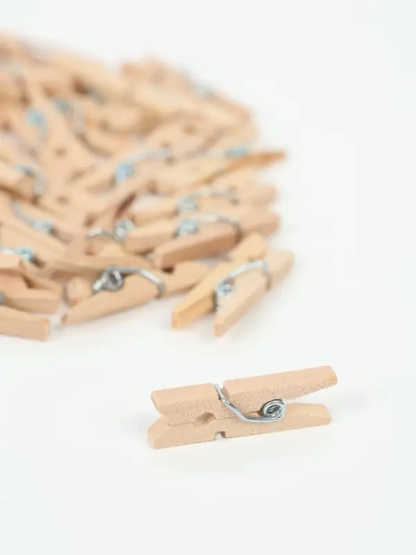 Прищепки для декора, набор 40 шт., 2.5&times;0.8 см