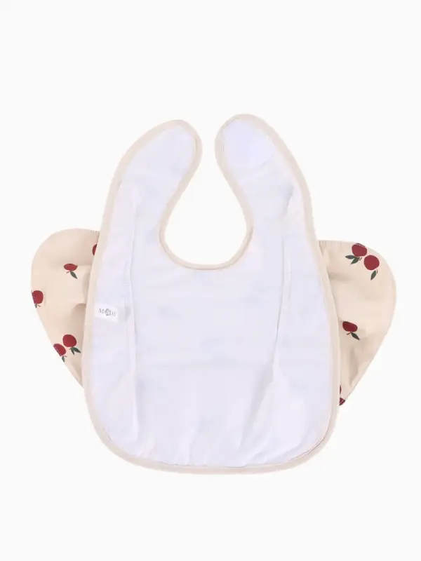 Нагрудник для кормления, непромокаемый с карманом, бежевый M&B