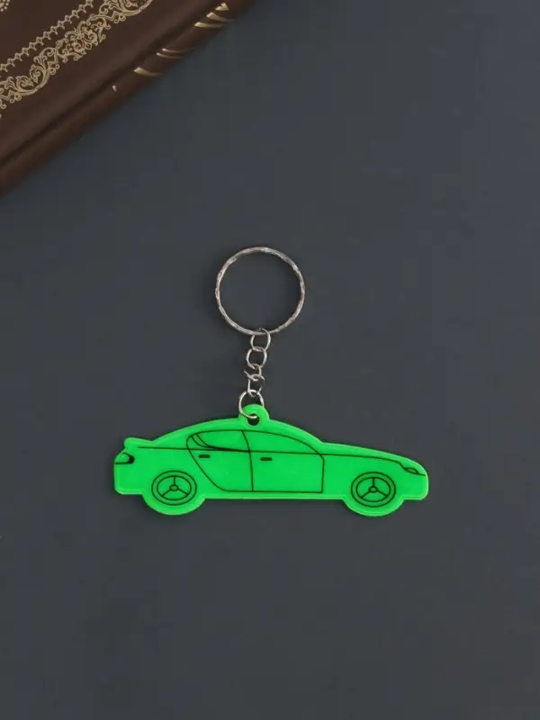 Светоотражающий брелок для ключей на кольце «Автомобиль», пластик, 7.3×3 см, МИКС Светоотражающий брелок для ключей на кольце «Автомобиль», пластик, 7.3×3 см, МИКС