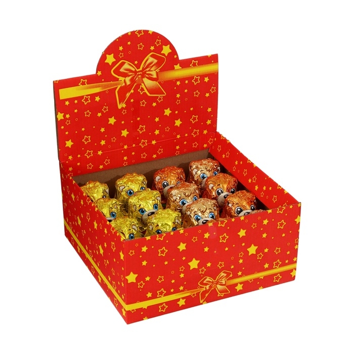 Шоколадная бомбочка Шоколадная бомбочка "Мишка с маршмеллоу", МИКС, 35 г