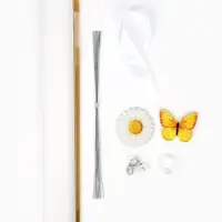 Букет из бабочек с  цветами, светящийся, набор для творчества, 35 шт.