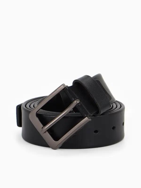 Ремень мужской &laquo;Великан&raquo; для полных, ширина 3.8 см, винт, пряжка металл, чёрный