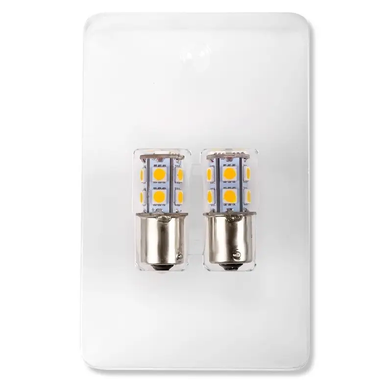 S022A T15/жёлтый/(BA15S) 13SMD 5050 12V 1 contact, коробка 2 шт.