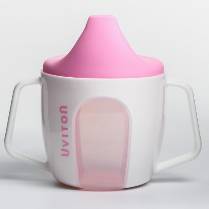 Обучающий Поильник-чашечка с твёрдым носиком, 2в1, с ручками, 180 мл., цвет МИКС Обучающий Поильник-чашечка с твёрдым носиком, 2в1, с ручками, 180 мл., цвет МИКС