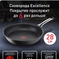 Сковорода Excellence 28 см с антипригарным покрытием