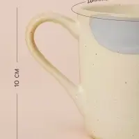 Набор кружек SL Home &laquo;Волны Сардинии&raquo;, 400 мл, фарфор, 2 шт., бежевый