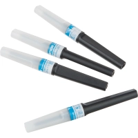 Игла двусторонняя трубч. 22G (0.7х38 мм) черная YH 100 шт/уп